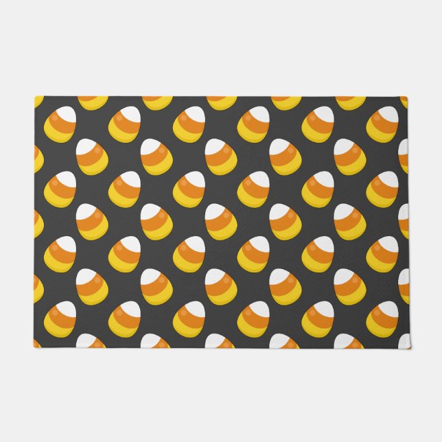 Halloween Candy Corn Doormat (Front)