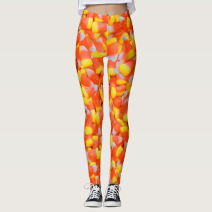 halloween candy corn leggings