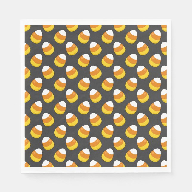 Halloween Candy Corn Napkin (Front)