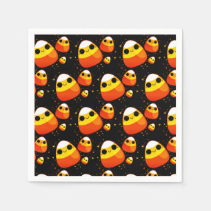 Halloween Candy Corn Paper Napkins