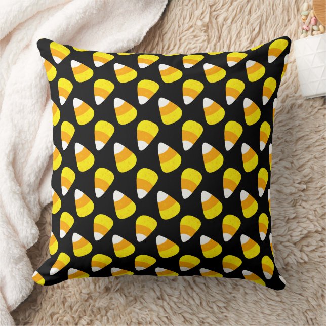 Halloween Candy Corn Pattern Cushion (Blanket)