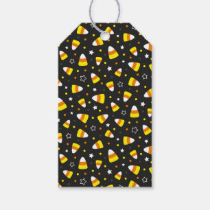 Halloween Candy Corn Pattern Gift Tags