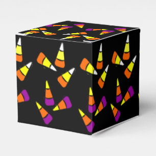 Halloween Candy Corn Pattern Party Favour Box