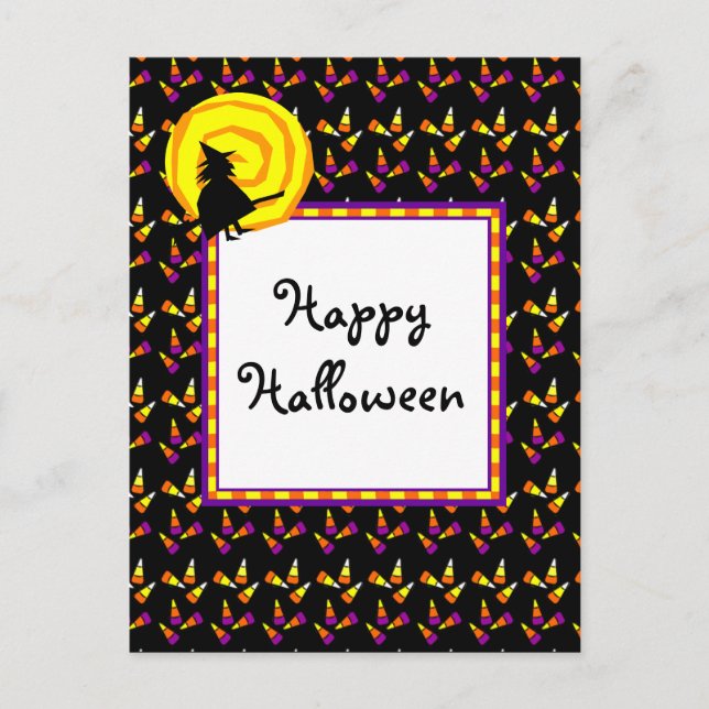 Halloween Candy Corn Postcards (Front)