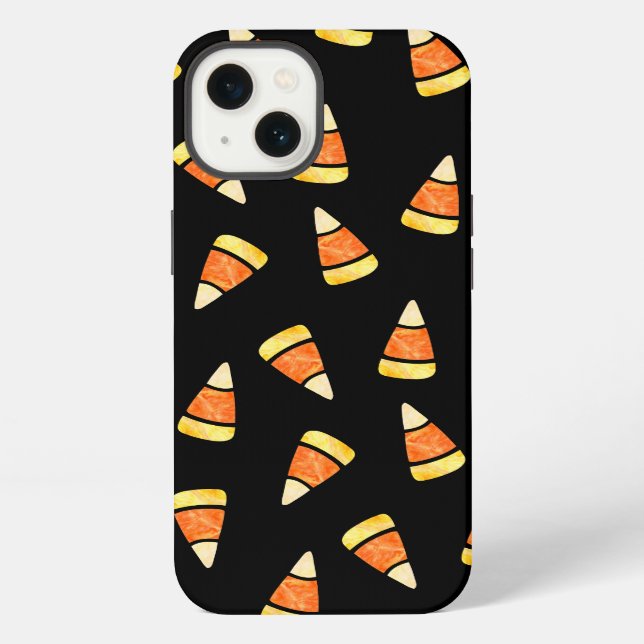 Halloween Candy Corn Print iPhone Case (Back)