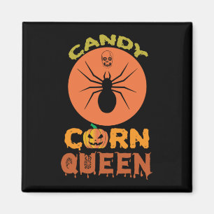 Halloween Candy Corn Queen Birthday Magnet