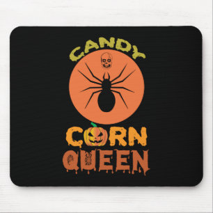 Halloween Candy Corn Queen Birthday Mouse Mat