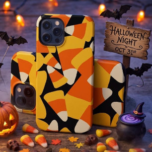 Halloween Candy Corn Seamless Pattern iPhone 13 Case