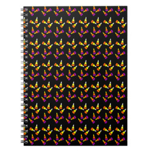 Halloween Candy Corn Spiral Notebook