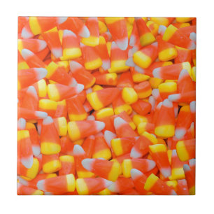 halloween candy corn tile