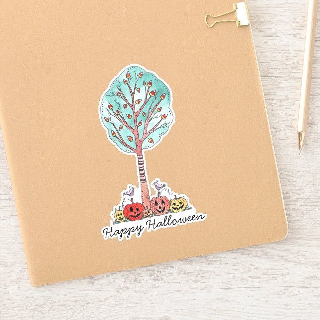 Halloween Candy Corn Tree (Notebook)