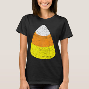 Halloween Candy Corn Vintage Illustration - Candy  T-Shirt