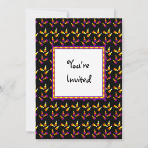Halloween Candy Custom Party Invitations