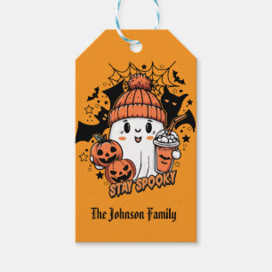Halloween Candy Cute Ghost  Gift Tags