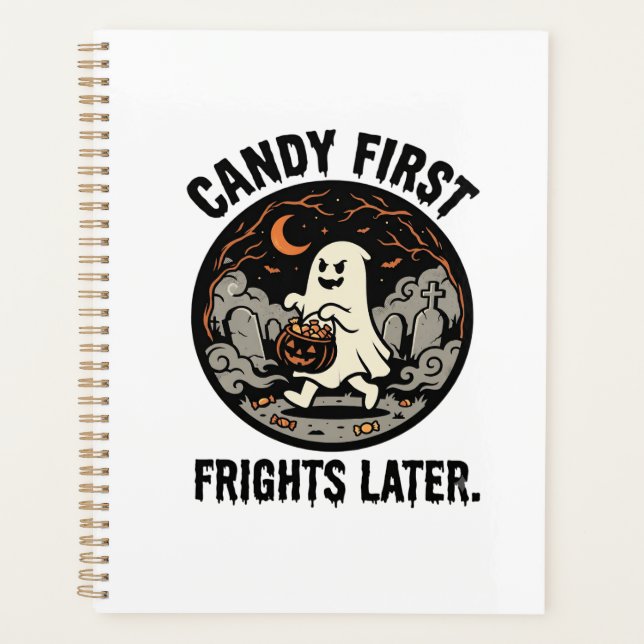 Halloween Candy Frights Night Planner (Front)