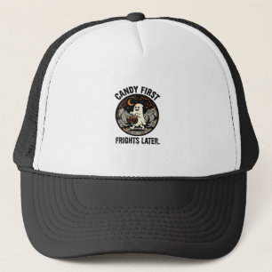 Halloween Candy Frights Night Trucker Hat