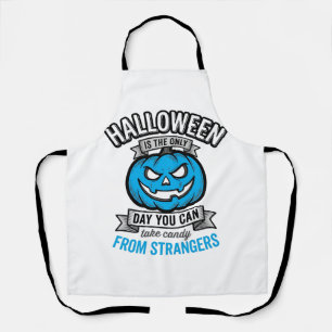 Halloween Candy From Strangers Vintage Pumpkin Des Apron
