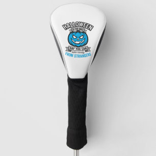 Halloween Candy From Strangers Vintage Pumpkin Des Golf Head Cover