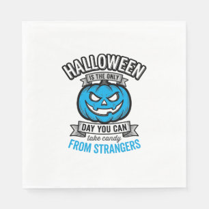 Halloween Candy From Strangers Vintage Pumpkin Des Napkin