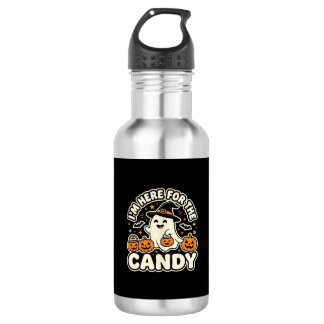 Halloween Candy Ghost Pumpkin Design 532 Ml Water Bottle