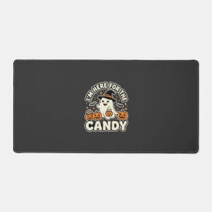 Halloween Candy Ghost Pumpkin Design Desk Mat