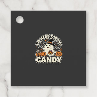 Halloween Candy Ghost Pumpkin Design Favour Tags