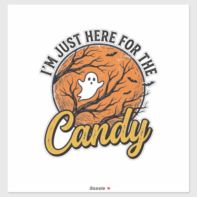 Halloween Candy Ghost Vintage Vector Design_1 (Sheet)