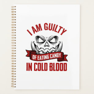 Halloween Candy Guilty Vintage Pumpkin Design_1 Planner