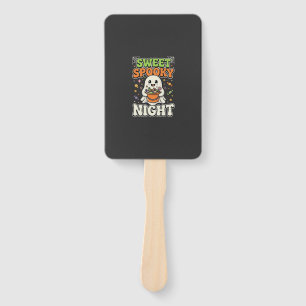 Halloween Candy Haunt Night Hand Fan