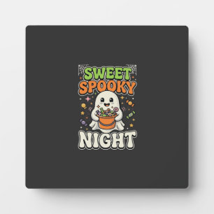 Halloween Candy Haunt Night Plaque