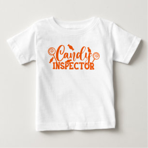 Halloween Candy Inspector Baby T-Shirt