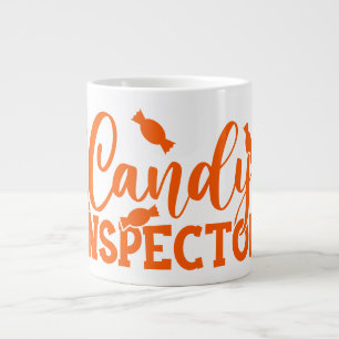 Halloween Candy Inspector Large Coffee Mug