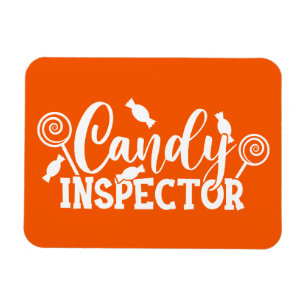 Halloween Candy Inspector Magnet