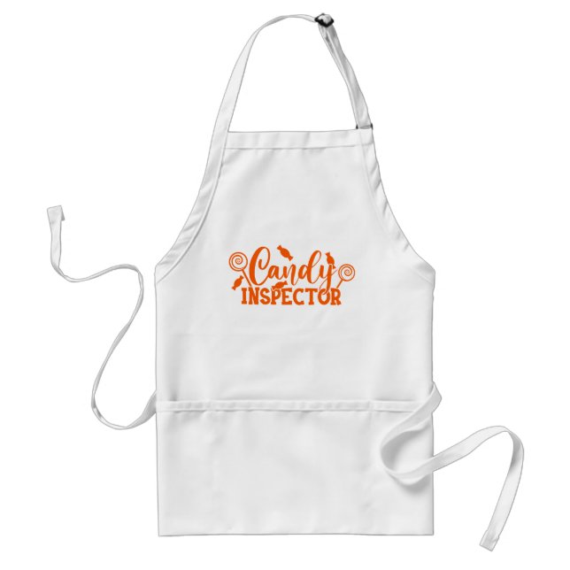 Halloween Candy Inspector Standard Apron (Front)