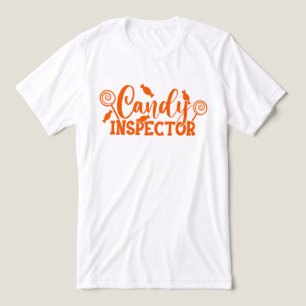 Halloween Candy Inspector Tri-Blend Shirt