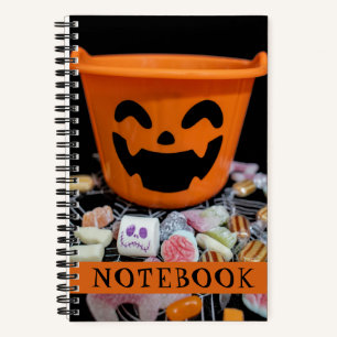 Halloween Candy Jack o'lantern Fun Notebook