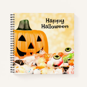 Halloween Candy Jack o'lantern Notebook