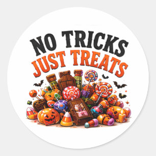 🍬 Halloween Candy Lover Funny Saying 👻 Classic Round Sticker