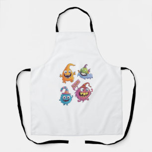 Halloween Candy Monster Parade Apron