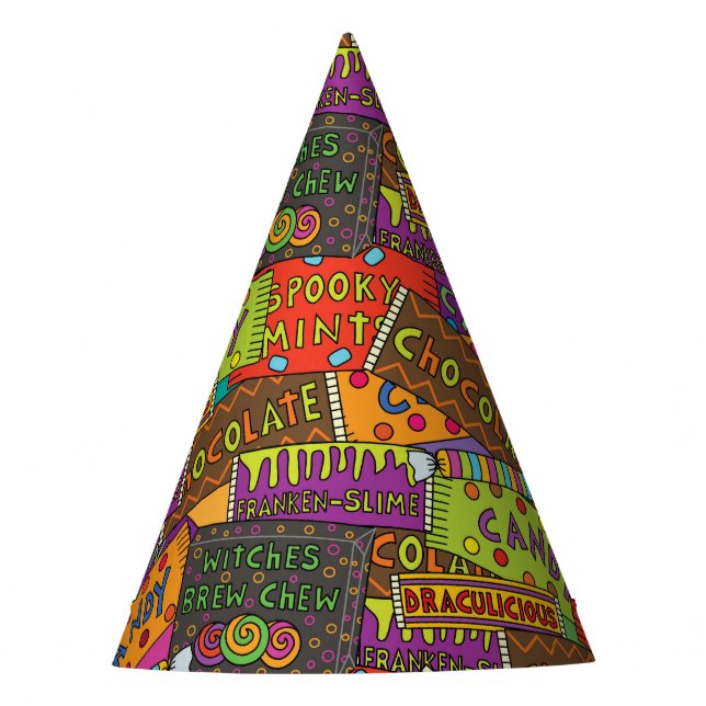 Halloween Candy Party Hat (Front)
