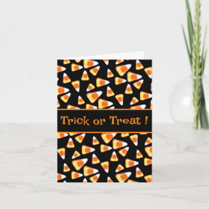 Halloween candy pattern, fun candy corn treats  invitation