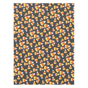 Halloween candy pattern, fun candy corn treats   tablecloth