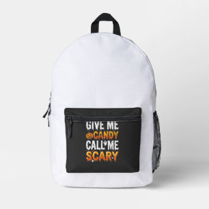 Halloween Candy Scary Ghost Design_1 Printed Backpack