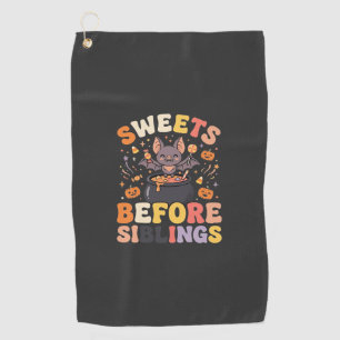 Halloween Candy Sibling Swap Golf Towel