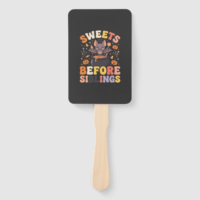 Halloween Candy Sibling Swap Hand Fan (Front)