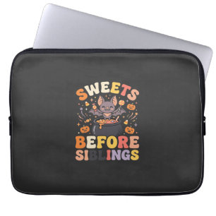 Halloween Candy Sibling Swap Laptop Sleeve