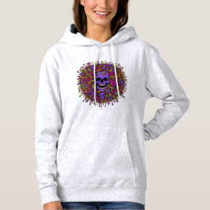 Halloween Candy Skull Explosion Hoodie