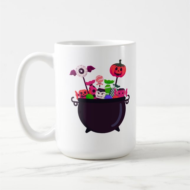 Halloween Candy & Spooky Sweet Mix Coffee Mug (Left)