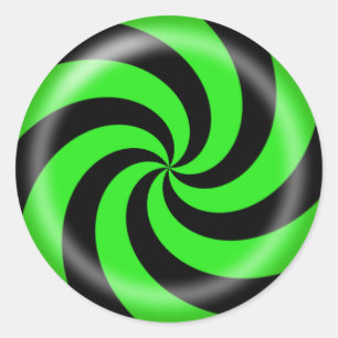 Halloween Candy Swirl Sticker