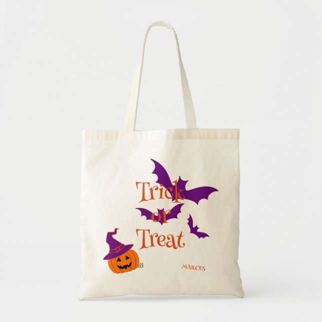 Halloween Candy Tote Bag (Front)